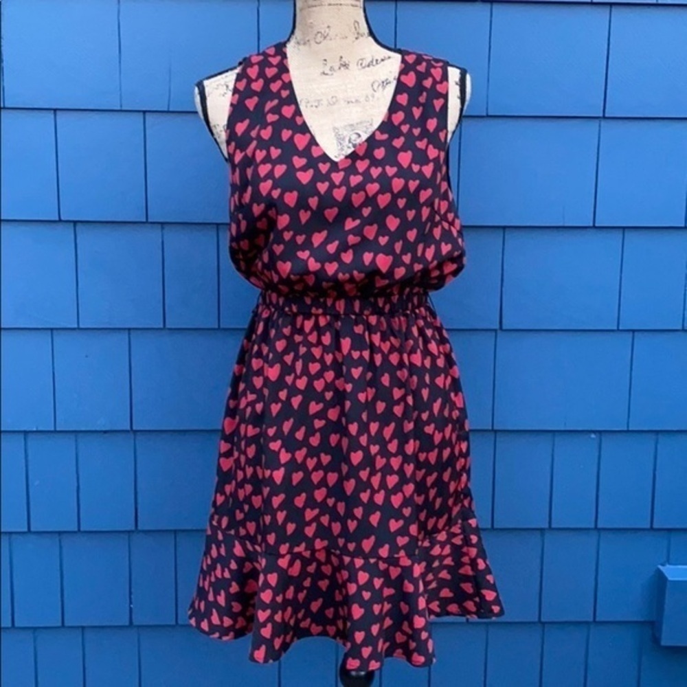 🖤❤️🖤Sugar lips dress black red hearts M heart ❤️